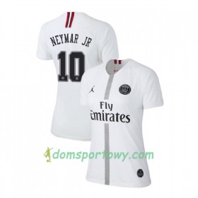 Koszulka Paris Saint-Germain Neymar JR 10 Jodan Biały Damska Trzeci Koszulki Piłkarskie 2018-2019 Krótki Rękaw